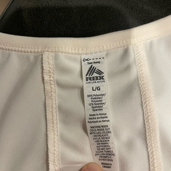 RBX pale, pink workout top large, like new, never worn - Picture 3 of 4